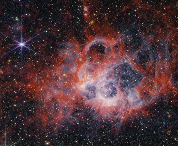 NGC 604 from NIRCam on Webb